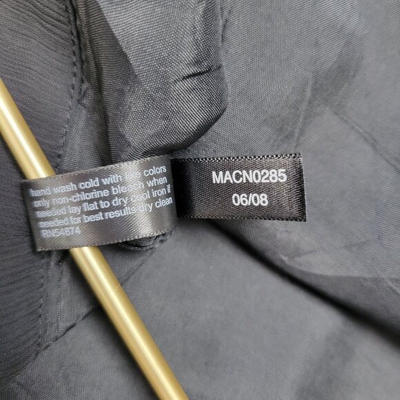 The Limited Black Ruffle Neck Sleeveless Blouse Size Small - Picture 8 of 9